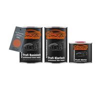 TRISTARcolor Peinture voiture Kit pot prêt à la pulvérisation pour Chevrolet/Daewoo 59U Peach Orange Metallic peinture de base + vernis clair 2K 2,5 L