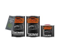 TRISTARcolor Peinture voiture Kit pot prêt à la pulvérisation pour Ford USA/Lincoln/Mercury MA Seasalt Green Perl peinture de base + vernis clair 2K 2,5 L