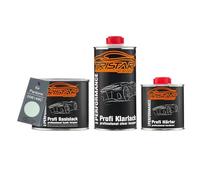 TRISTARcolor Peinture voiture Kit pot prêt à la pulvérisation pour Pantone 006149C 6149C Pastel Green Peinture de base + vernis clair 2K 1,25 L