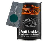 TRISTARcolor Peinture voiture Pot prêt à la pulvérisation pour Austin Rover/MG/Morris/Roewe/Rover/Triumph HAM Brit. Racing Green Metallic peinture de base 1 litre 1000 ml