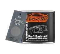 TRISTARcolor Peinture voiture Pot prêt à la pulvérisation pour Bentley 6214 Bernina Grey Metallic peinture de base 0,5 L