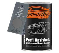 TRISTARcolor Peinture voiture Pot prêt à la pulvérisation pour Chrysler/Dodge/Jeep/Plymouth/Viper 996684 Dark Grey Metallic peinture de base 1 litre 1000 ml