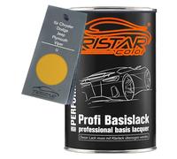 TRISTARcolor Peinture voiture Pot prêt à la pulvérisation pour Chrysler/Dodge/Jeep/Plymouth/Viper U Sand Dune Yellow peinture de base 1 litre 1000 ml