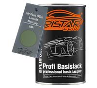 TRISTARcolor Peinture voiture Pot prêt à la pulvérisation pour Ford USA/Lincoln/Mercury MA Seasalt Green Perl peinture de base 1 litre 1000 ml