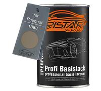 TRISTARcolor Peinture voiture Pot prêt à la pulvérisation pour Peugeot 1383 Pierre De Lune Metallic peinture de base 1 litre 1000 ml