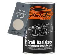 TRISTARcolor Peinture voiture Pot prêt à la pulvérisation pour VW/Volkswagen LY9M Maybe Mushroom Metallic peinture de base 1 litre 1000 ml