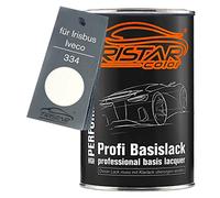 TRISTARcolor Pot de Peinture voiture pour Irisbus/Iveco 334 Bianco 1,0L | Blanc De Serie Cabine, Peinture de base, prêt à l'emploi