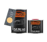 TRISTARcolor RAL 1002 Sandgelb mat Pot de peinture automobile 2K 1,5 litre / 1500 ml durcisseur inclus