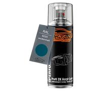 TRISTARcolor RAL 5020 Ozeanblau mat satiné Bombe de peinture acrylique 2K aérosol peinture à vaporiser peinture à pulvériser 400 ml séchage rapide