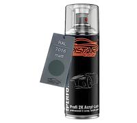 TRISTARcolor RAL 7016 Anthrazitgrau mat Bombe de peinture acrylique 2K aérosol peinture à vaporiser peinture à pulvériser 400 ml séchage rapide