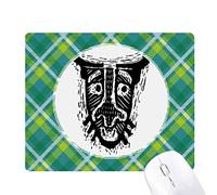 triste froid indiens noirs flamen prêtre sacrifice totem tatouage illustration schéma réseaux verte grille pixel tapis de souris