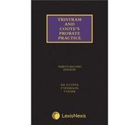 Tristram and Cootes Probate Practice by Terry Synak Roland D'Costa Paul Teverson Terry Synak (Auteur)