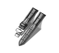 TriStraps 12mm-17mm 18mm 19mm 20mm 21mm 22mm 23mm 24mm Bracelet Montre Cuir Véritable,Bande de Remplacement Noir&Brun avec Fermoir de Déploiement,pour Homme/Femme