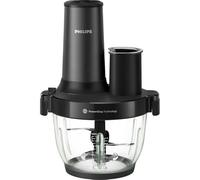 Philips Hachoir Series 5000 HR1507/00 650 W 2 l 4 vitesses PowerChop lames inox noir