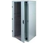 Triton 48,30cm (19") Armoire serveur "Delta RZ", 22 UH, 600 x 1000 mm, gris clair RAL 7035 Armoire serveur avec 4 montants, porte perforée à l'avant, porte arrière perforée, entièrement démontable (RZ