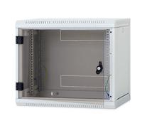 Triton 48,30cm (19")Coffret mural, 9U, 1 partie, T595, gris clair, côté (RUA-09-AS6-CAX-A1)