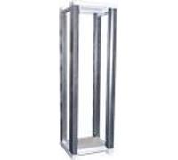Triton 48,30cm (19") Rack, 2 parties, 42 UH, 600 x 800 mm (+ 2x 150 mm pour pieds), gris clair RAL 7035 Cadre ouvert 48,30cm (19") avec 4 montants, entièrement démontable (RSX-42-XD8-CXX-A3)