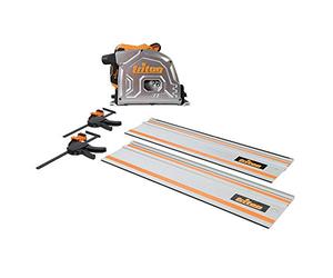 Triton 534156 Lot de 4 scies sur rail Noir 185 mm 1400 W