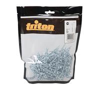 Triton 609720 Vis en acier pour perçages dissimulés, fausse rondelle, pas grossier 250 numéro, Silvère, 8 x 2"