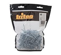 Triton 731129 Vis en acier pour perçages dissimulés, fausse rondelle, pas grossier 250 numéro, Multicolore, 8 x 2-1/2"