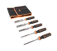 Triton 823149 Lot de 5 ciseaux à bois TWCS5 - 6, 12, 19, 25 et 32 mm