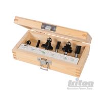 Triton - Kit d'initiation aux fraises 1/4 de pouce, jeu de 6 pièces