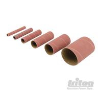 Triton 509178 Rouleaux de ponçage en oxyde d'aluminium, 6 pcs