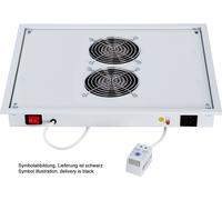 Triton RAB-CH-X03-X3 Unité de ventilation 19" pour toit/sol, Triton RAB-CH-X03-X3, noir