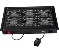 Triton RAB-CH-X05-X3 Unité de ventilation 19" pour toit/sol, Triton RAB-CH-X05-X3, noir
