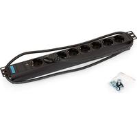 Triton RAB-PD-X06-A1 Bâti de prises 19" 1U 8x contact de protection avec lampe témoin