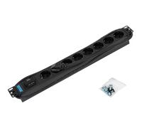 Triton RAB-PD-X08-A1 Bâti de prises 19" 8x, Triton RAB-PD-X08-A1, avec protection contre les surtensions