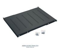 Triton RAB-UP-650-H4 Tablette 19" pour charges lourdes perforée, 1U, 650mm, jusqu'à 150kg, Triton RAB-UP-650-H4, noir