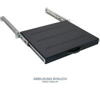 Triton RAB-UP-X19-A1 Tablette 19" extensible, 1U, 650mm, 50kg, Triton RAB-UP-X19-A1, avec rails télescopiques, noir