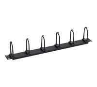 Triton RAB-VP-X11-A1 Panneau de gestion des câbles 19", Triton RAB-VP-X11-A1, 1U, noir, avec 5 grands étriers