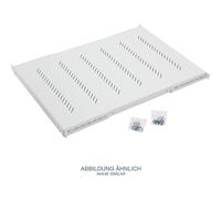 Triton RAC-UP-850-H4 Tablette 19" pour charges lourdes perforée, 1U, 850mm, jusqu'à 150kg, Triton RAC-UP-850-H4, gris clair
