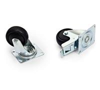 Triton RAX-MS-X81-X1 Jeu de roulettes pour coffret 19", Triton RAX-MS-X81-X1, 4 roulettes
