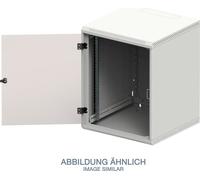 Triton RBA-09-AS6-CAX-A1 Armoire murale 19" 9U, Triton RBA-09-AS6-CAX-A1, 600x595, monobloc, porte vitrée, gris clair