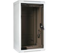 Triton RKA-10-AS5-CAX-X1 Armoire murale hybride 10"/19", avec porte transparente, Triton RKA-10-AS5-CAX-X1, profondeur 460mm, gris clair