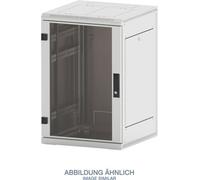 Triton RMA-22-A66-CAX-A1 Armoire réseau 19" 22U, 600x600mm, porte vitrée, gris