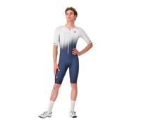 Tritraje Castelli Core Court Bleu Blanc, Taille XS.