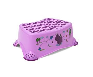 Tritthocker Hippo flieder