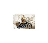 Triumph 3HW - MOTOS MILITAIRES 1/9 - Italeri 7402