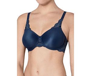 Triumph Amourette 300 W01, Soutien-Gorge Femme, Bleu (Navy Ra) - FR: 90C -EU: 75C