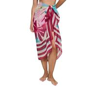 Triumph Beach Mywear Pareo Cache-Maillot de Bain, Blanc/Rose, Taille Unique Femmes