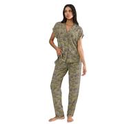 Triumph Boyfriend Fit PW X Ensemble Pyjama, Combinaison Verte et foncée, 38 Femmes