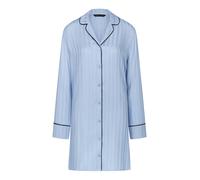 TRIUMPH Chemise de nuit ' Amourette Jacquard ' bleu clair, Taille S-M