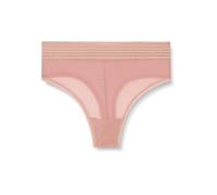 Triumph Culotte string taille haute transparente tentante pour femme, Amande grillée., M