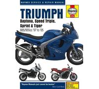 Triumph Daytona, Speed Triple, Sprint & Tiger 885/955cc (97 - 05) (Poche)