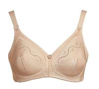 Triumph Doreen + Cotton 01 N Soutien-Gorge sans Armatures, Beige (Skin 0026), 105D (Taille Fabricant: 90D) Femme