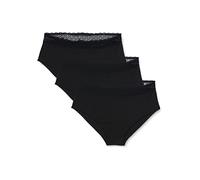 Triumph Feel of Modal Midi 3p sous-vêtement, Noir, M Femme